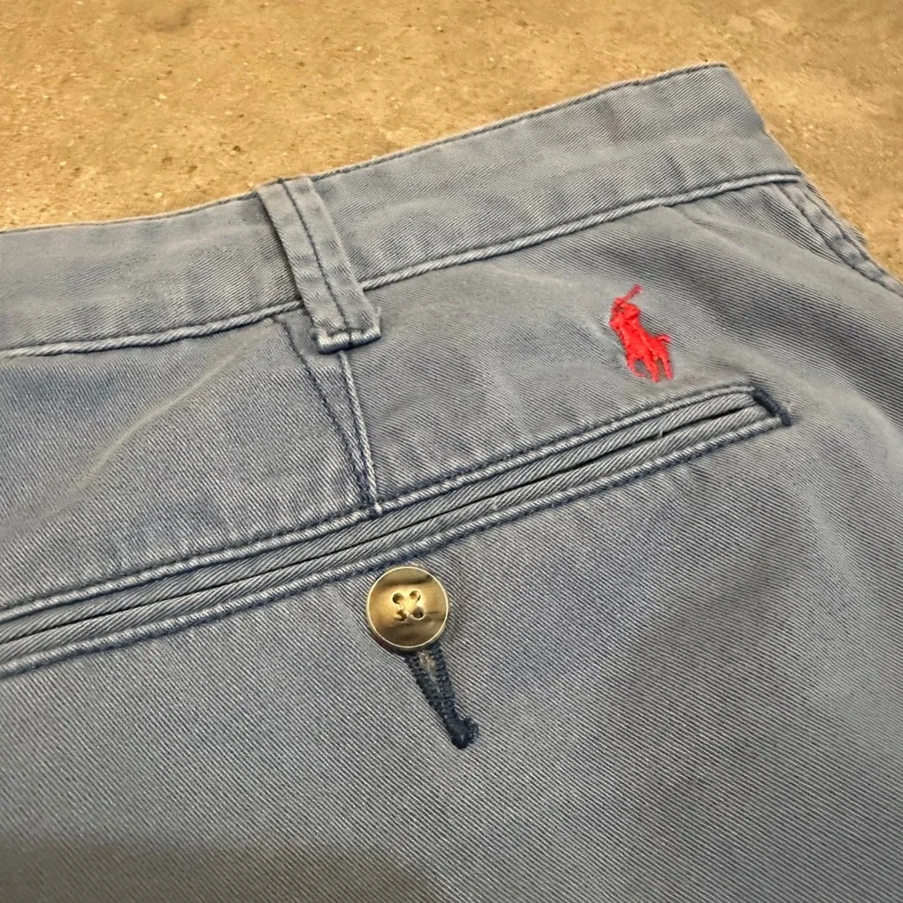 Polo Ralph Lauren‎ Shorts Mens 38 Blue Relaxed Fit Chino Cotton 9